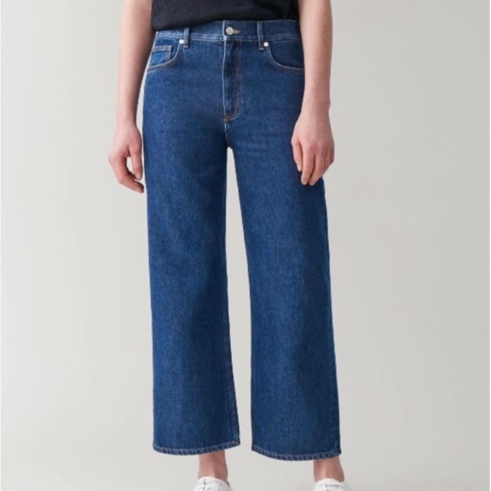 COS high rise cropped jeans size 31
